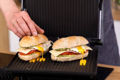 Paninis im Kontakgrill grillen