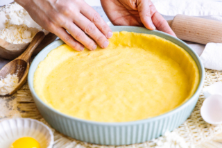 Glutenfreier Mürbeteig als Tarteboden