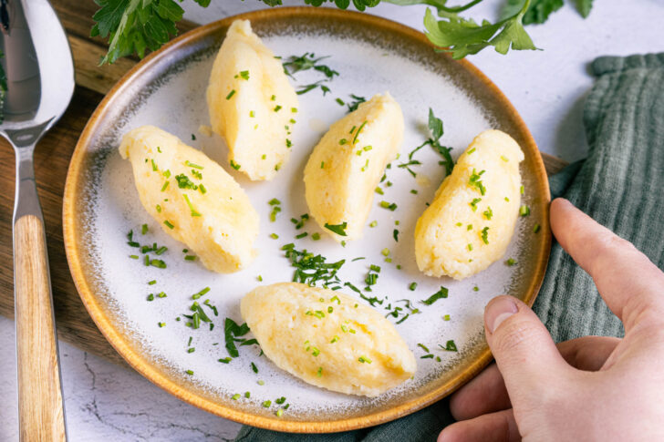 Grießnockerl als klassische Suppeneinlage
