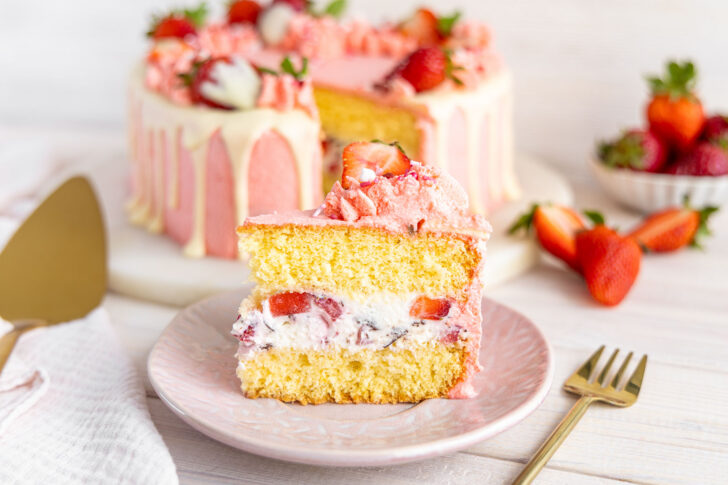 Stück Herztorte zum Muttertag