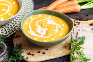 Cremige Kartoffel-Möhren-Suppe