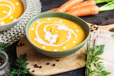 Cremige Kartoffel-Möhren-Suppe