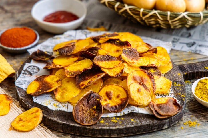 Kartoffelchips im Backofen selber machen