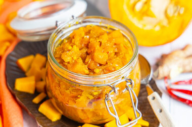 Süß-saures Kürbis-Chutney aus Hokkaido Titelbild