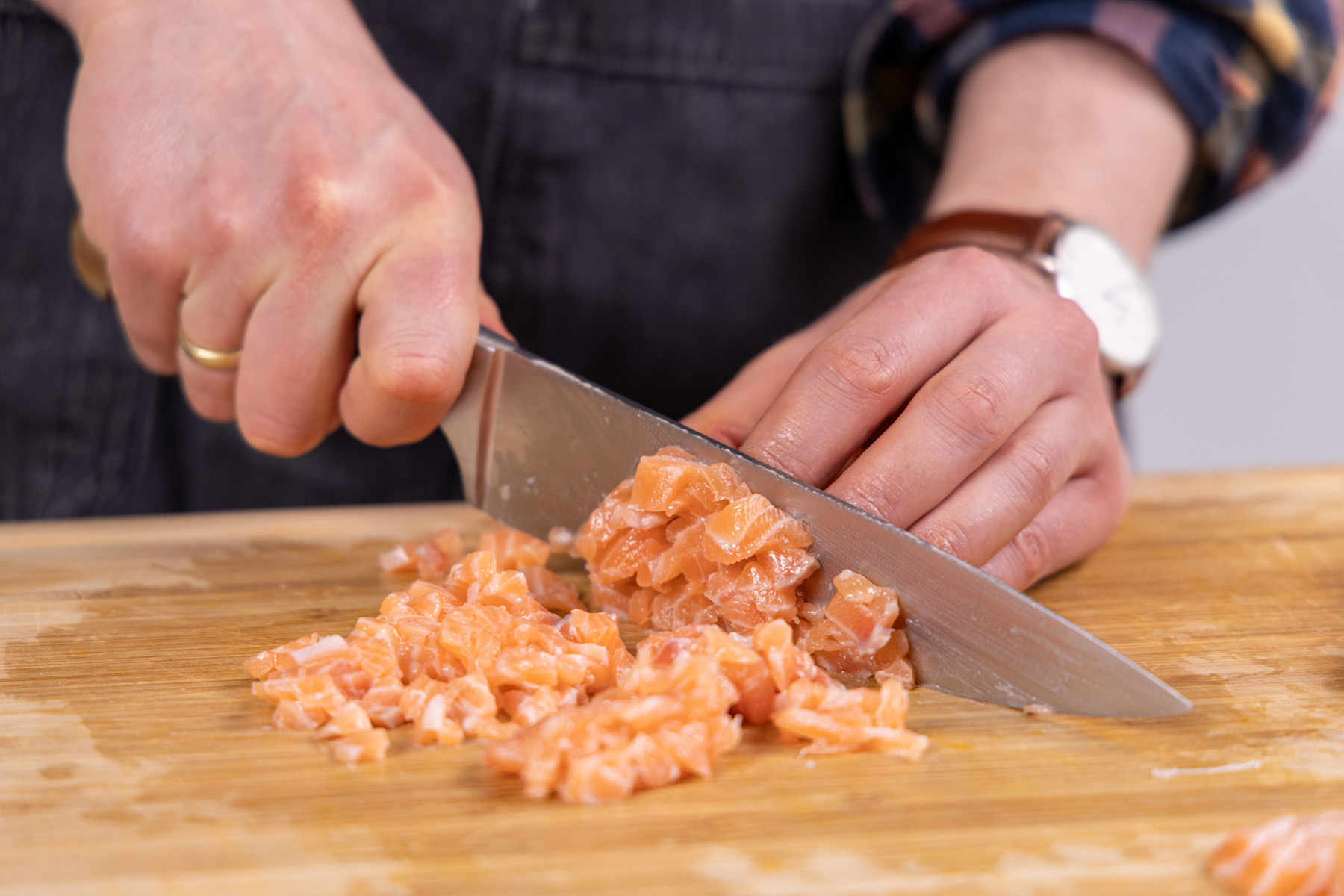 Lachsterrine mit Karotte Lachsterrine mit Karotte