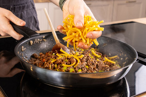 Pasta dazugeben