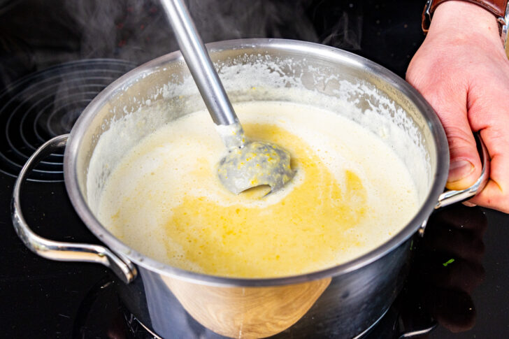 Maissuppe pürieren