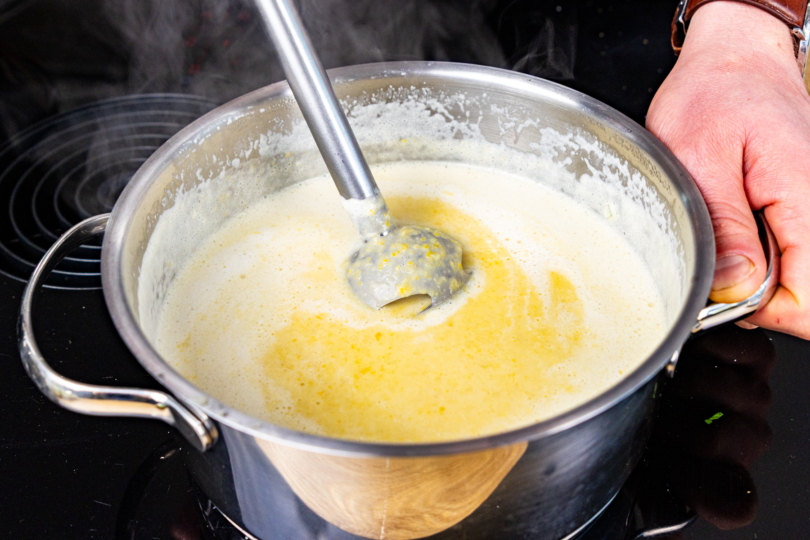 Maissuppe pürieren