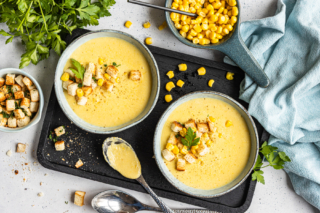 Cremige Maissuppe