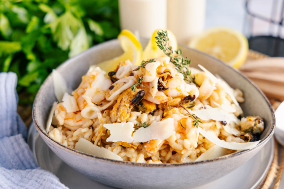 Meeresfrüchte-Risotto