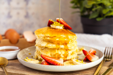 Pfannkuchen aus der Heißluftfritteuse
