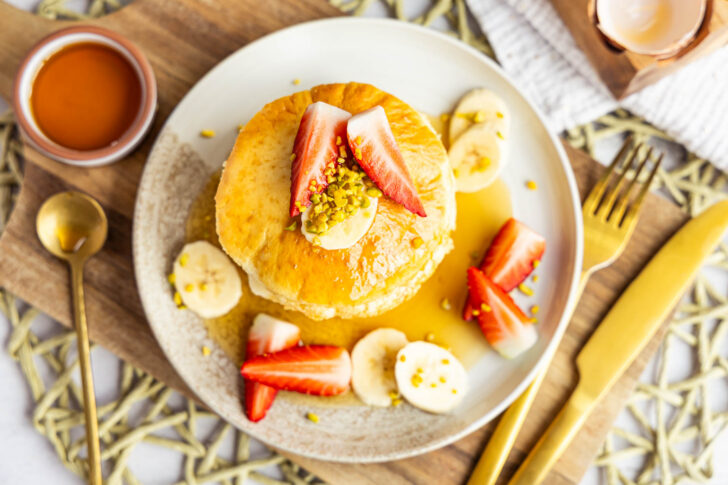 Pfannkuchen aus der Heißluftfritteuse