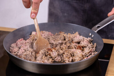 Hackfleisch anbraten
