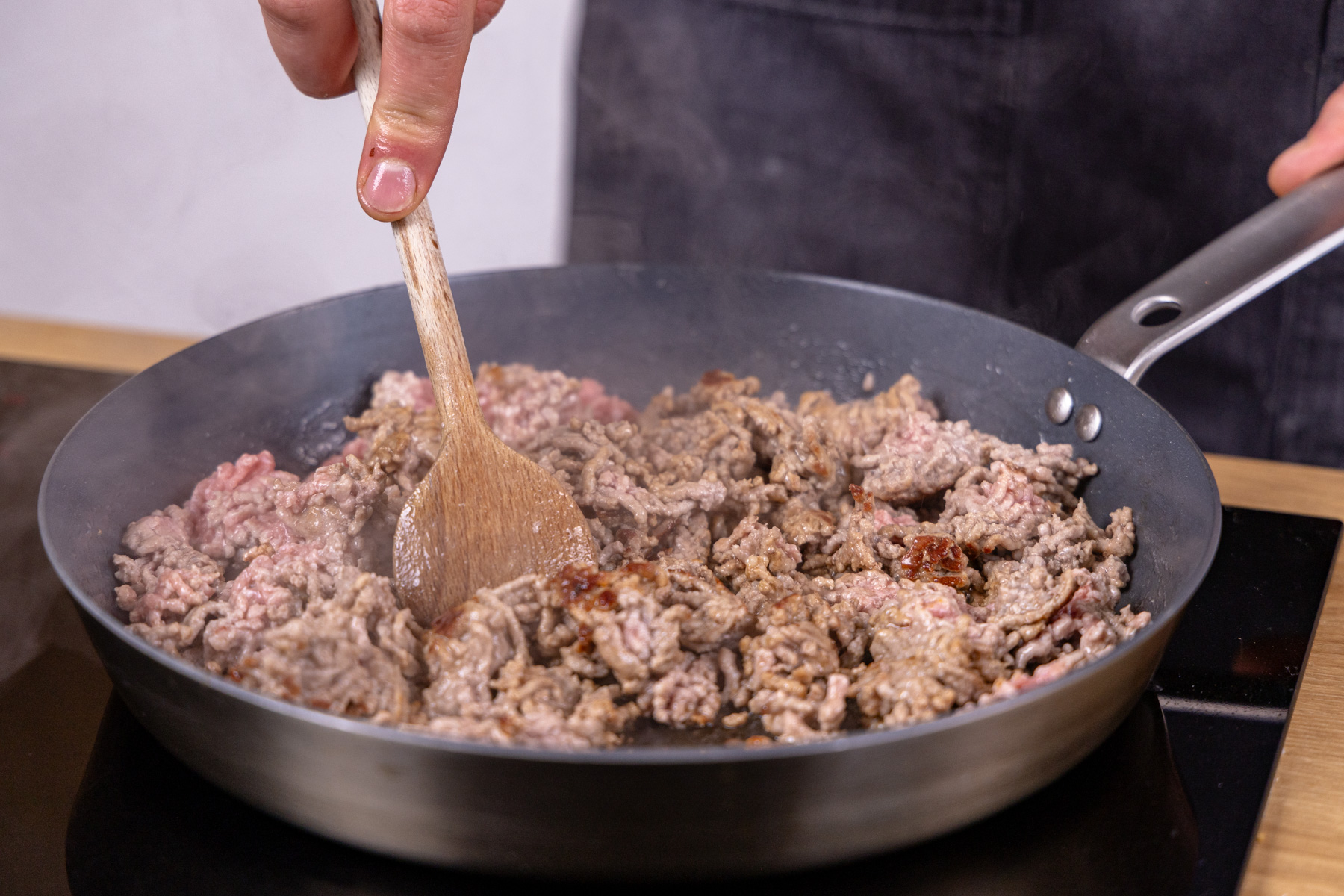 rezept gefüllte pfannkuchen mit hackfleisch überbacken