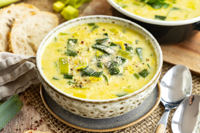 Vegane Lauchsuppe