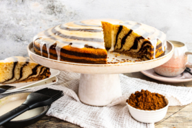 Veganer Zebrakuchen: einfach & soo saftig