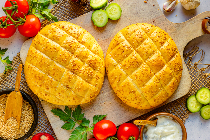 Dönerbrot frisch gebacken