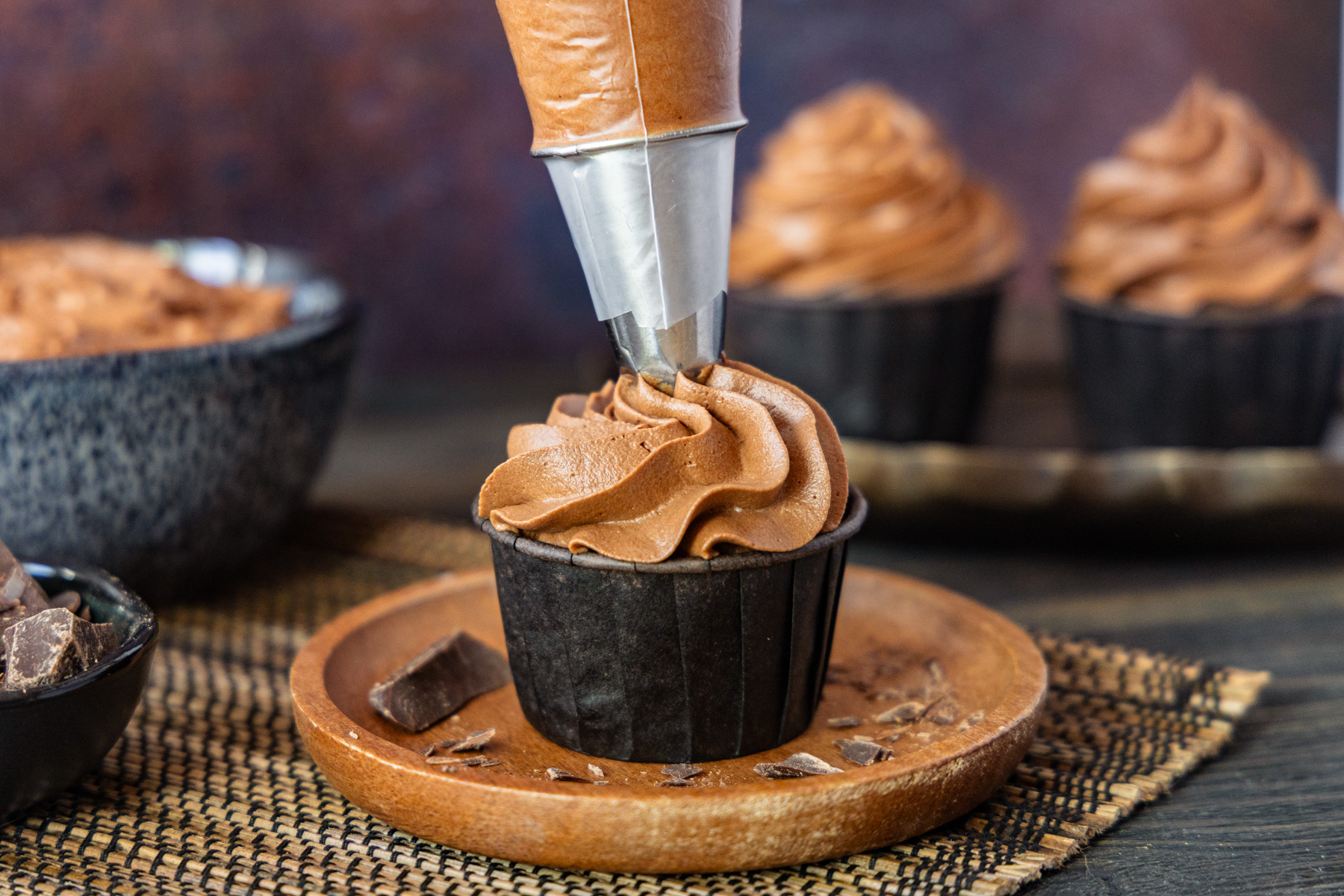 Einfaches Schokoladen-Frosting