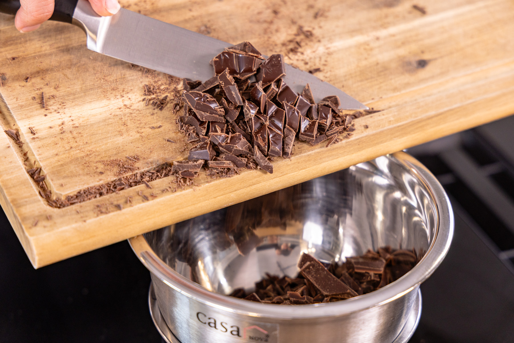 Einfaches Schokoladen-Frosting