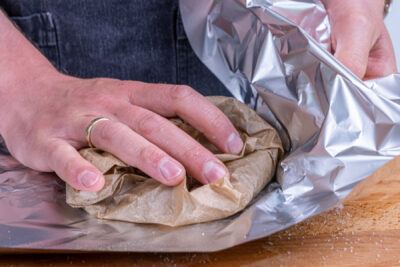 Fleisch einpacken
