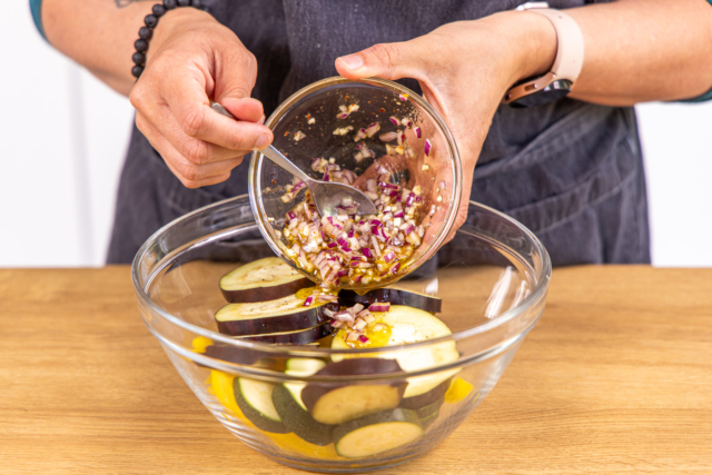 Mediterranes Focaccia-Sandwich