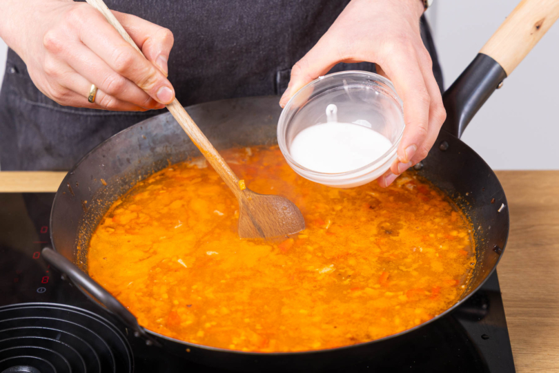 Pekingsuppe wie beim Chinesen mit Speisestärke andicken
