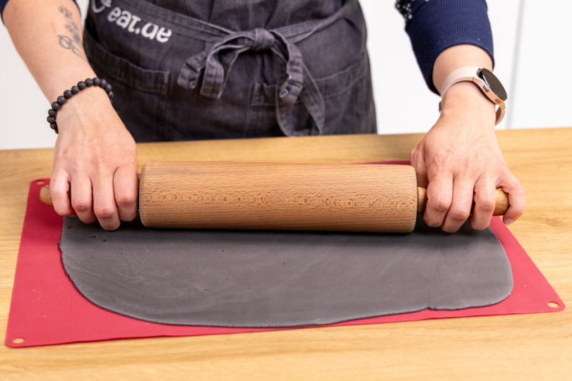 Fondant ausrollen