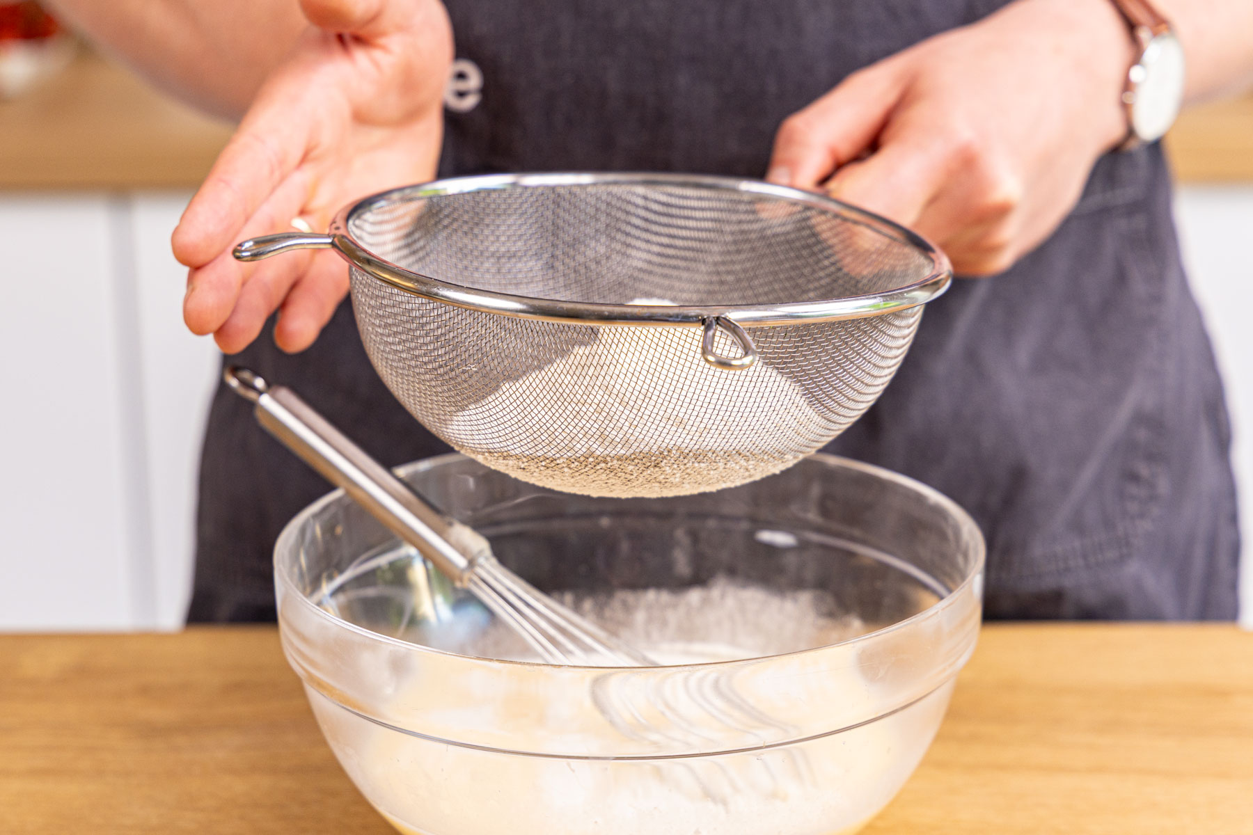 Überbackene Pfannkuchenrollen aus dem Ofen