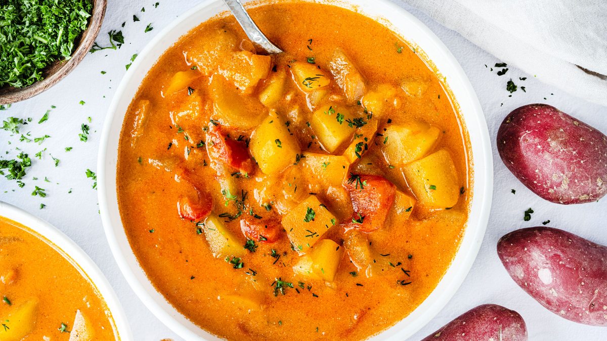 Vegetarisches Kartoffelgulasch
