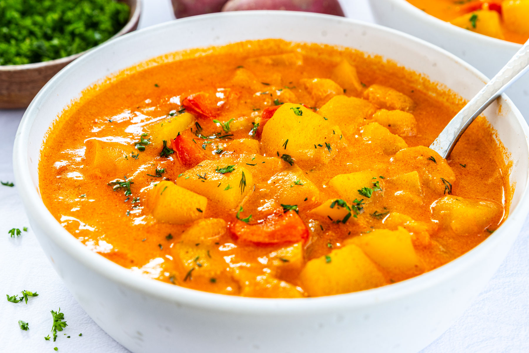 Vegetarisches Kartoffelgulasch Vegetarisches Kartoffelgulasch