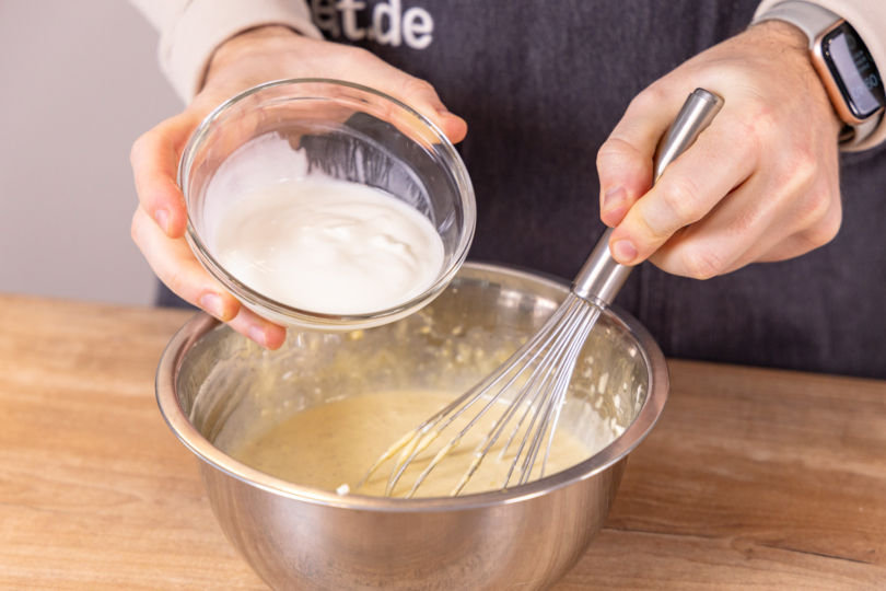 Joghurt dazugeben
