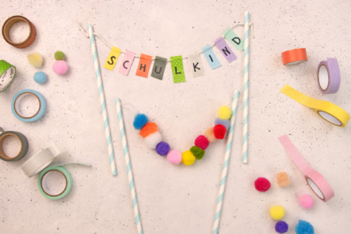 DIY Cake Topper zur Einschulung