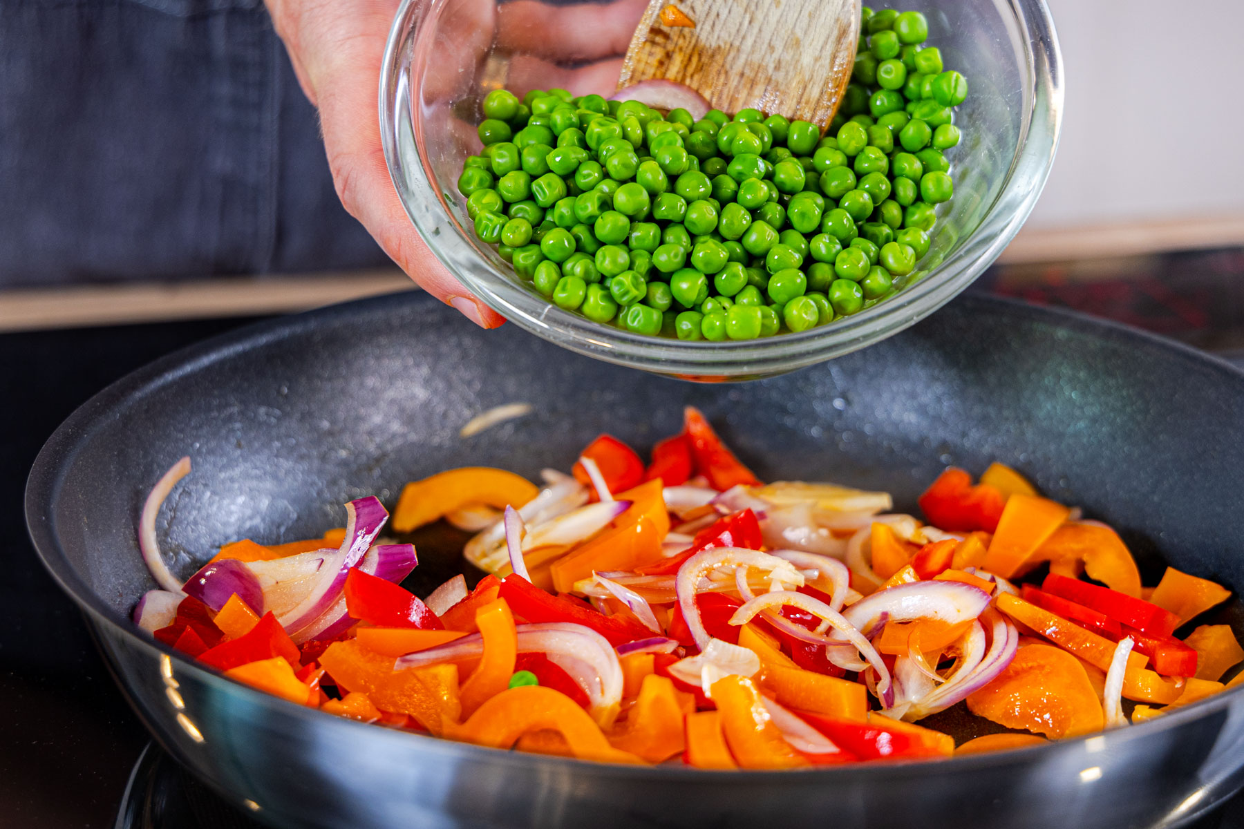 Chinesische Hähnchenpfanne