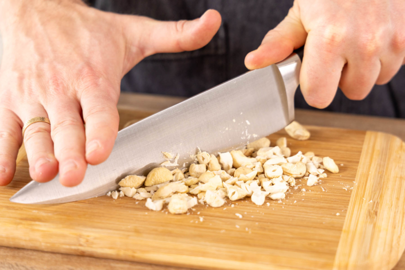 Cashewkerne hacken