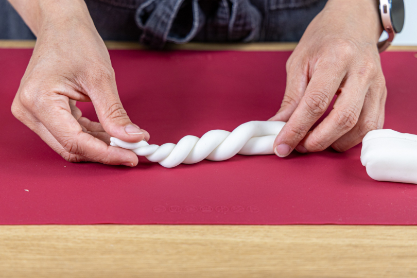 Fondant eindrehen