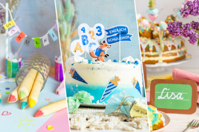 Einschulungsfeier: Ideen zum Backen & Basteln