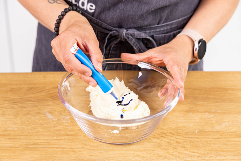 Buttercreme einfärben