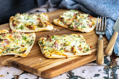Flammkuchen-Toast aus dem Aifryer