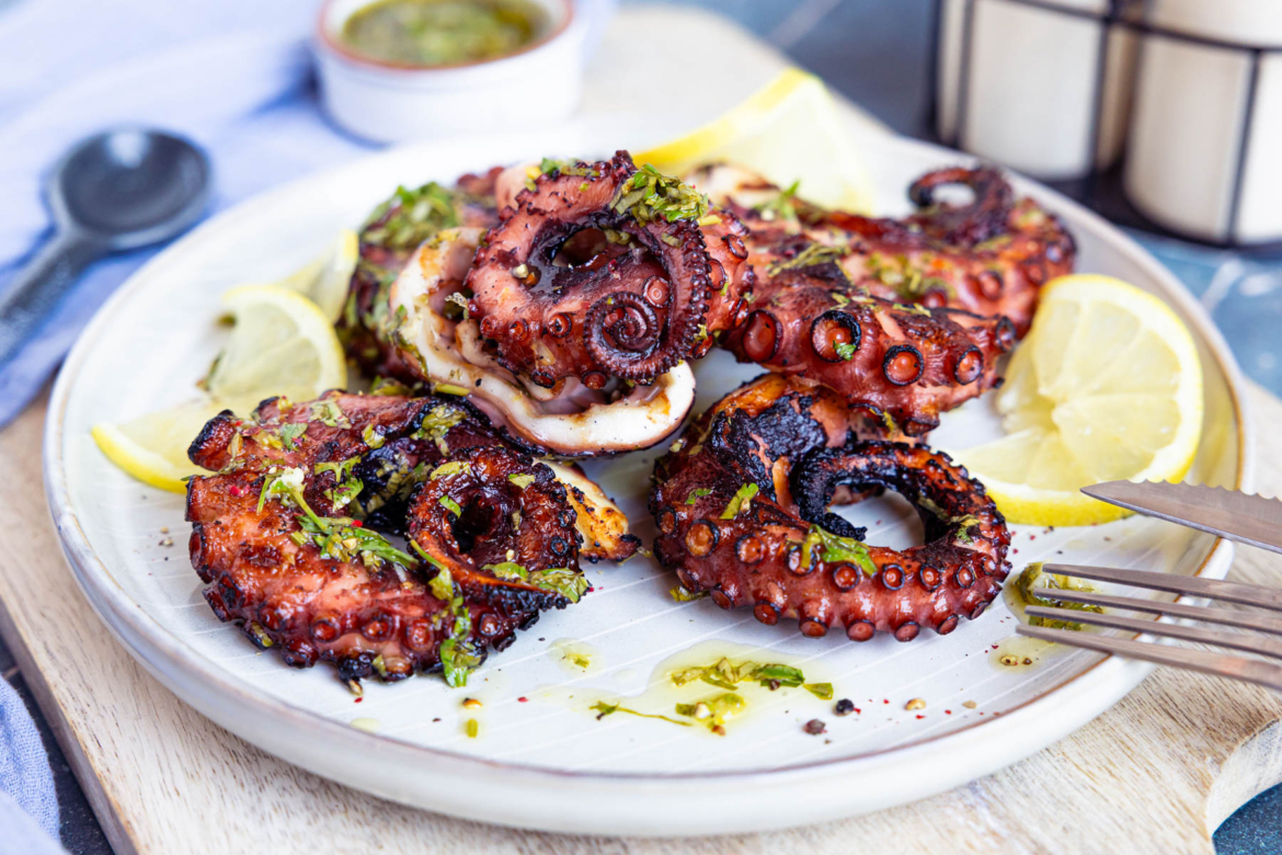 gegrillten Oktopus perfekt zubereiten