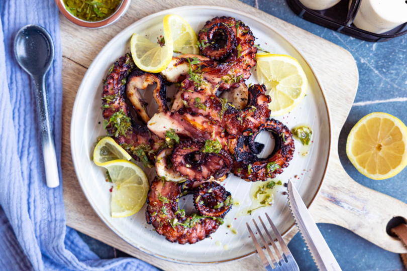 gegrillten Oktopus perfekt zubereiten