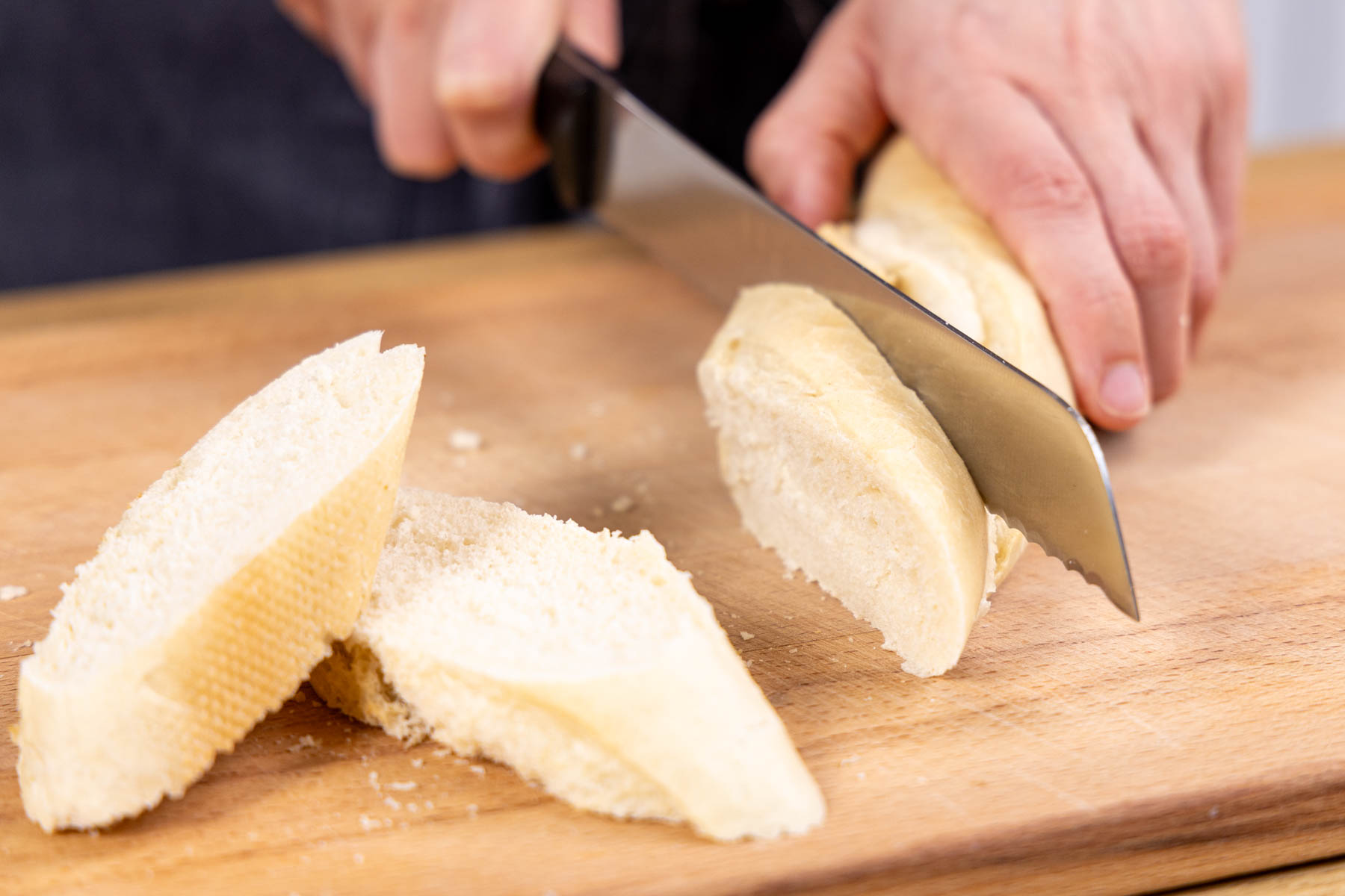 Geröstetes Knoblauchbrot aus dem Airfryer