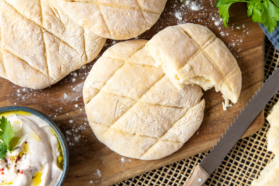 griechisches Pita-Fladenbrot