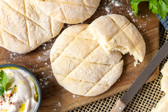 griechisches Pita-Fladenbrot