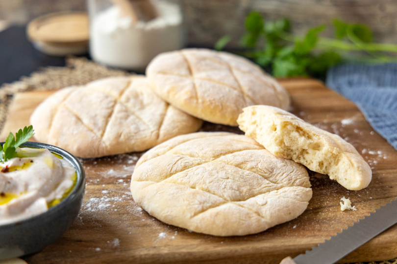 griechisches Pita-Fladenbrot