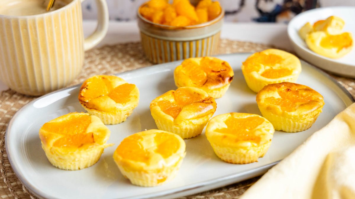 Käsekuchen-Muffins aus der Heißluftfritteuse