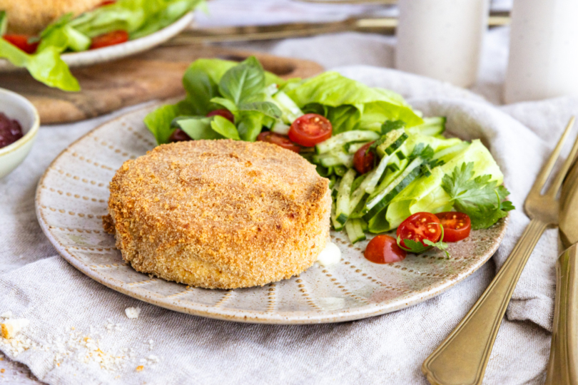 Knuspriger Camembert aus der Heißluftfritteuse