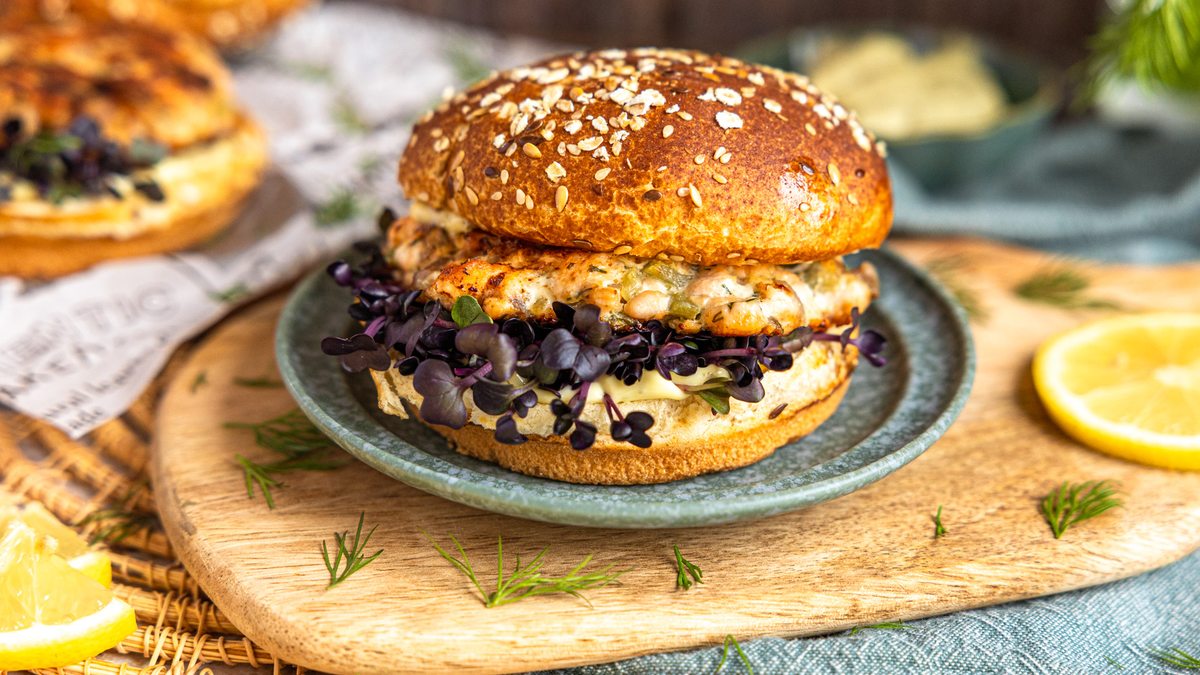 Lachs-Burger: einfach, saftig & lecker