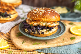 Lachs-Burger: einfach, saftig & lecker