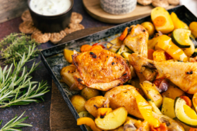 Mediterrane Hähnchenpfanne