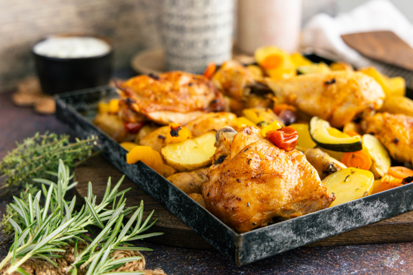 Mediterrane Hähnchenpfanne